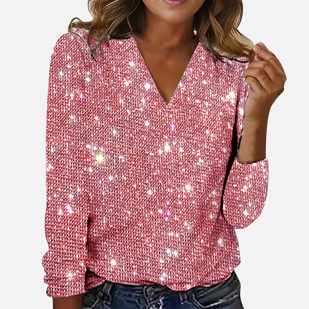 Sigrid™ Blouse à Col en V