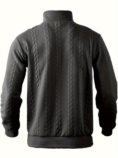 Thomas™ Pull Zippé Vintage pour Hommes