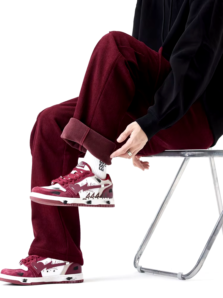 Thibault™ Pantalon Chaud en Velours Côtelé Doublé Polaire