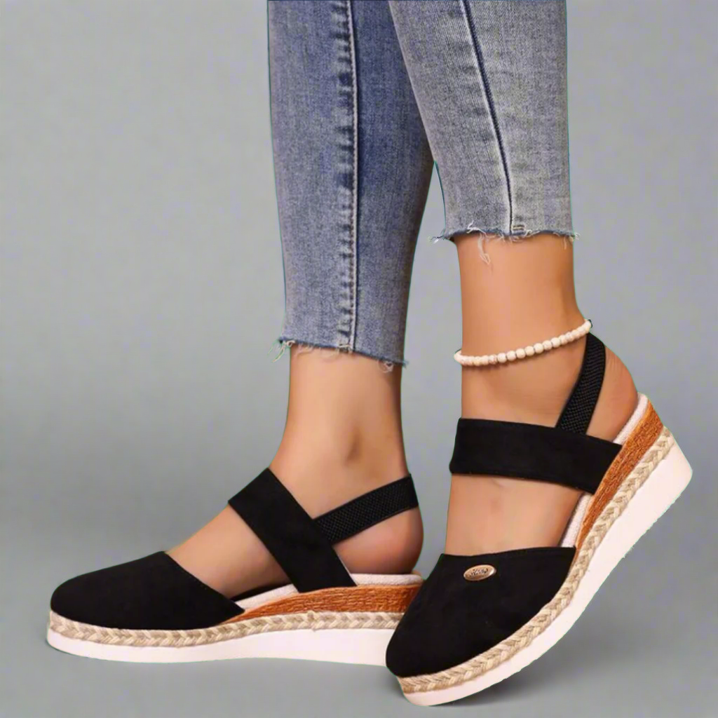 Cassandre™ Sandales Compensées Grandes Tailles