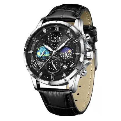 Ryan™ Élégante Montre à Phases de Lune
