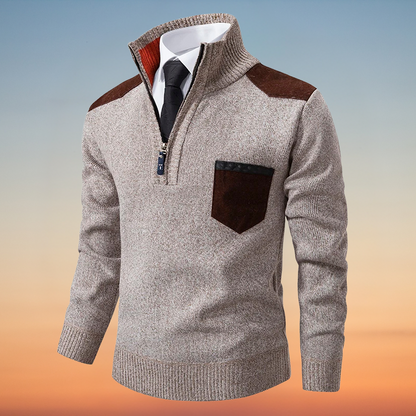 Dumas™ Pull en Cachemire à Fermeture Éclair