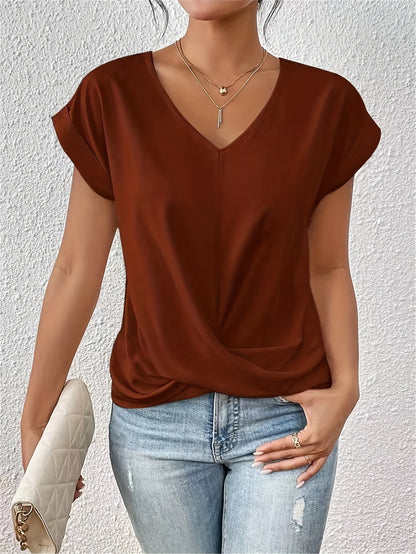 Naïs™ T-shirt Chic à Col en V