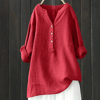 Mikaela™ Blouse Boutonnée