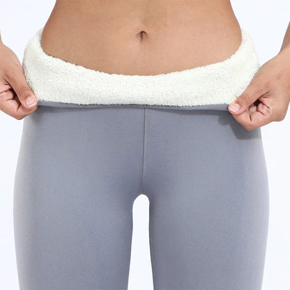 Francine™ Leggings d’Hiver en Peau d’Agneau