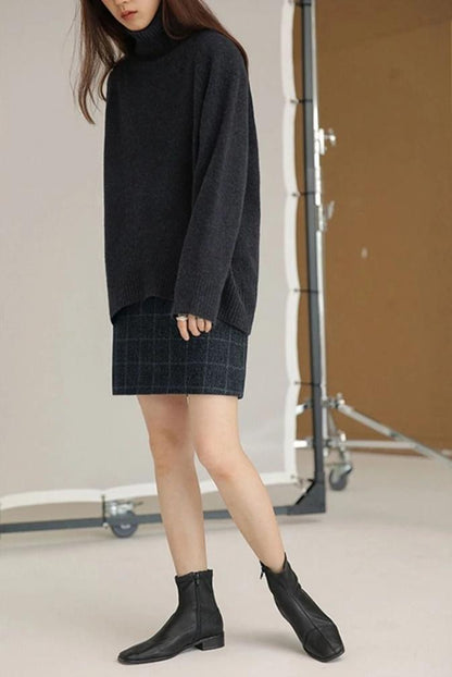 Sara™ Pull Col Roulé Décontracté