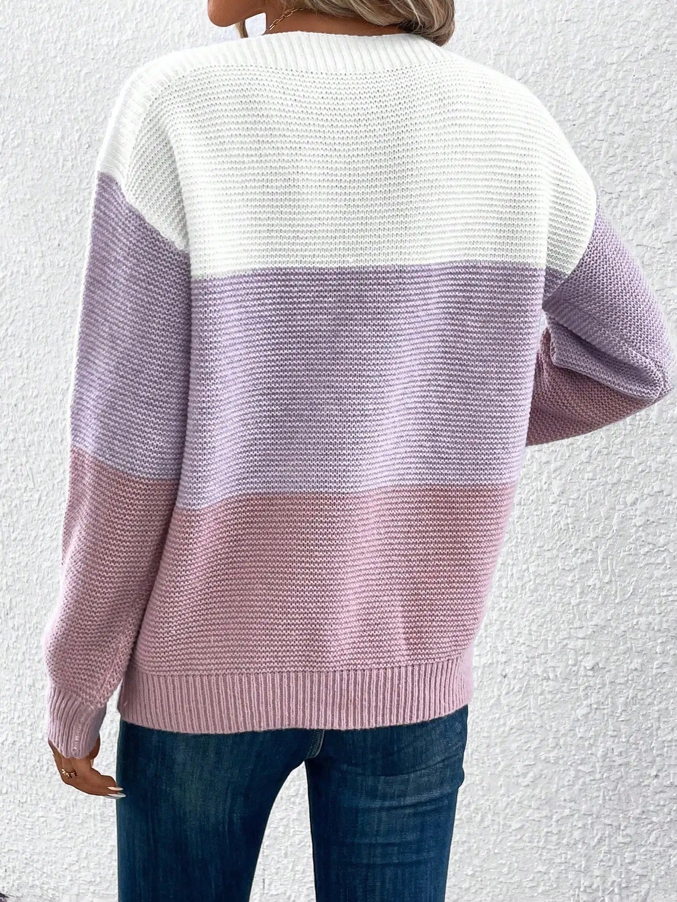 Freja™ Pull Dégradé Tricoté