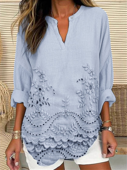 Paulette™ Élégante Top Imprimée