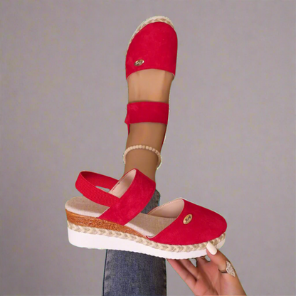 Cassandre™ Sandales Compensées Grandes Tailles