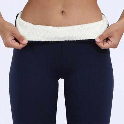 Francine™ Leggings d’Hiver en Peau d’Agneau