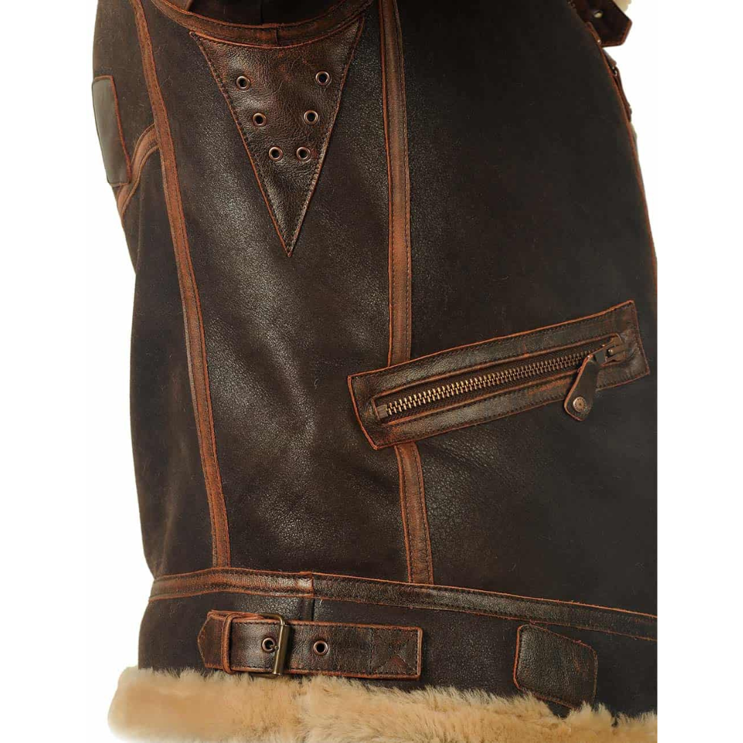 Timéo™ Veste en Cuir pour Homme avec Style et Attitude