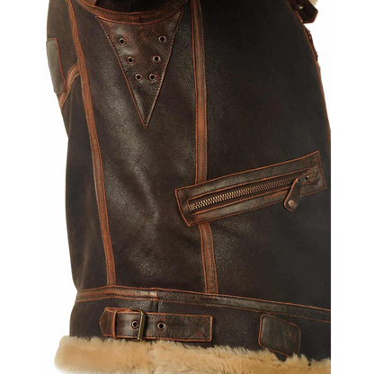 Timéo™ Veste en Cuir pour Homme avec Style et Attitude