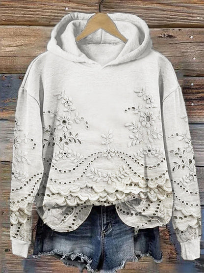 Léana™ Sweat Vintage Fleuri
