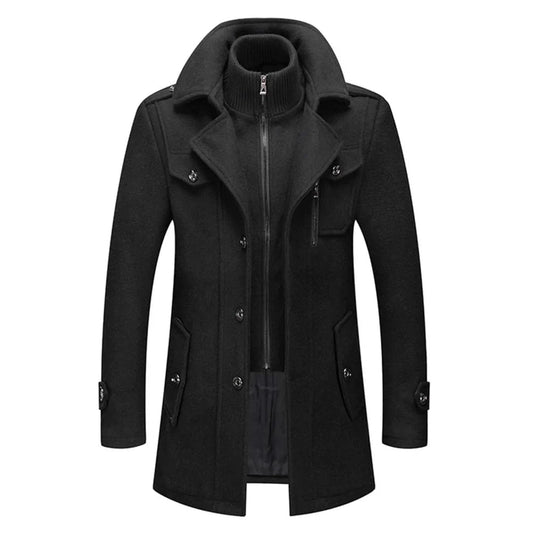 Christophe™ Manteau Chauffant en Laine