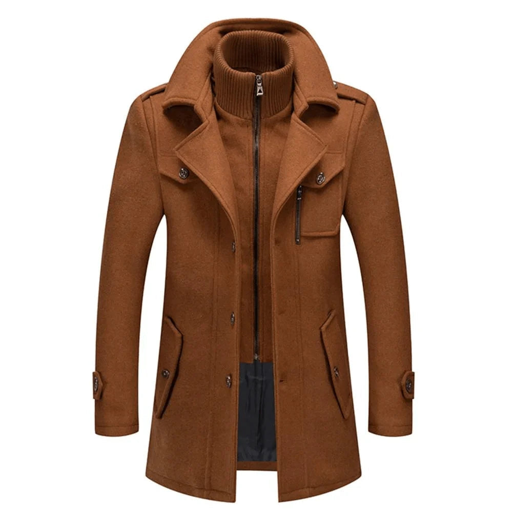 Christophe™ Manteau Chauffant en Laine