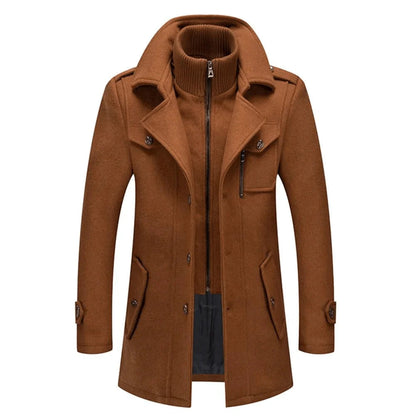 Christophe™ Manteau Chauffant en Laine