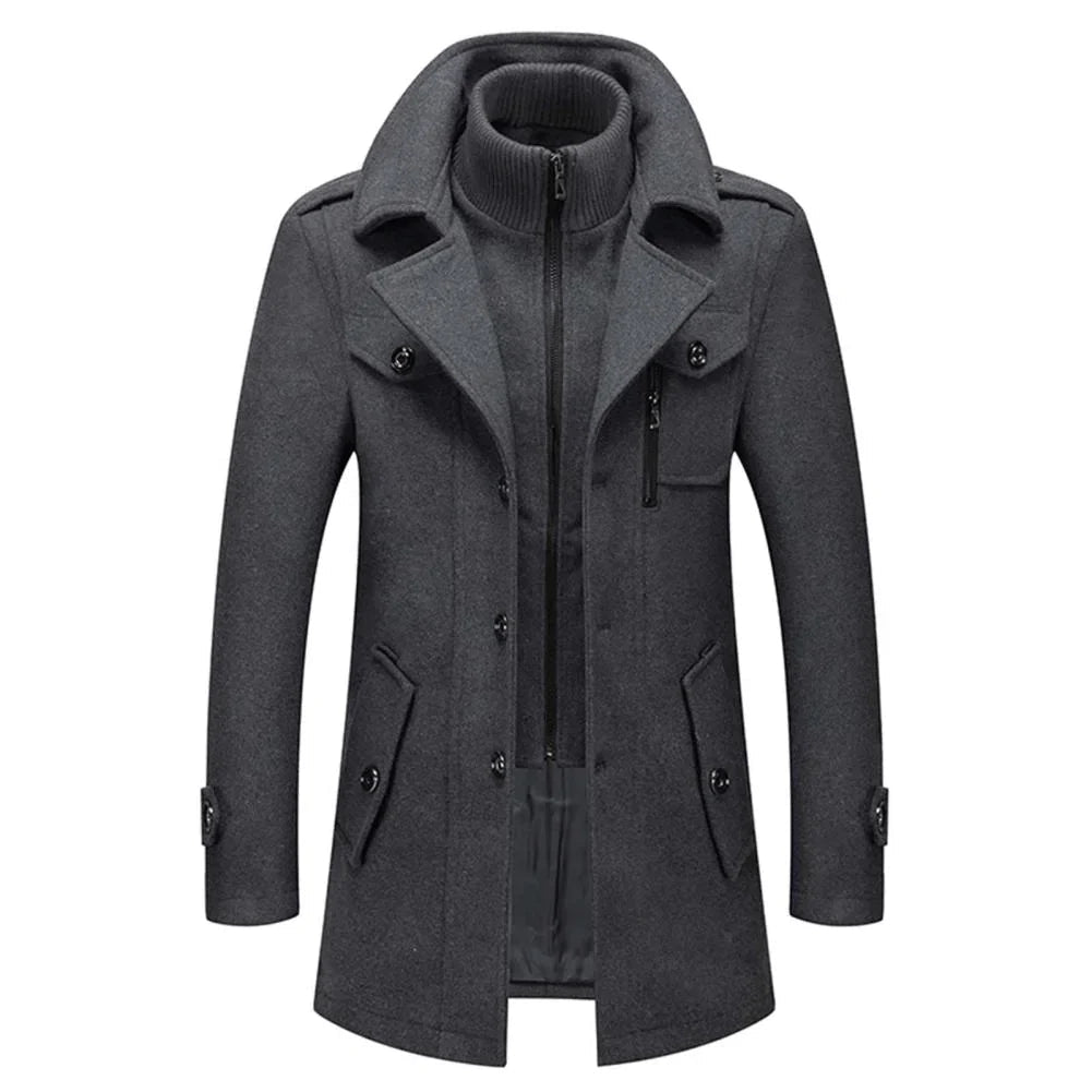 Christophe™ Manteau Chauffant en Laine