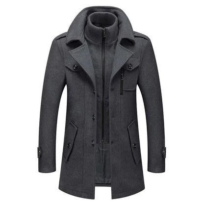 Christophe™ Manteau Chauffant en Laine