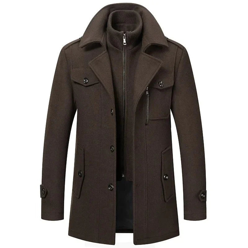 Christophe™ Manteau Chauffant en Laine
