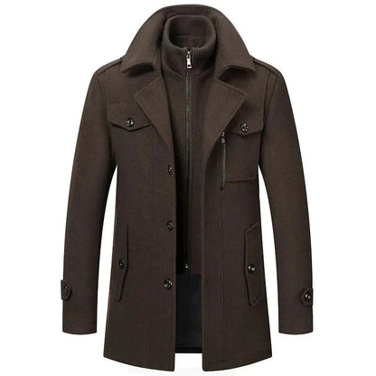 Christophe™ Manteau Chauffant en Laine
