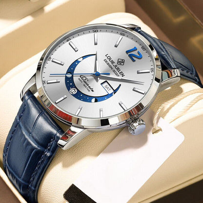 Prentice™ Élégante Montre avec Phase de Lune