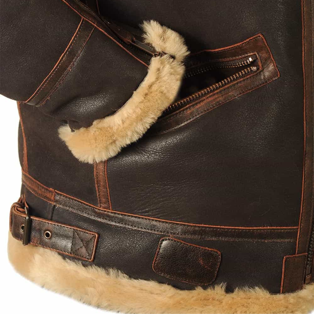 Timéo™ Veste en Cuir pour Homme avec Style et Attitude