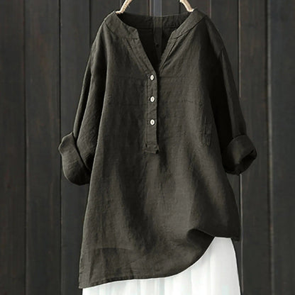 Mikaela™ Blouse Boutonnée