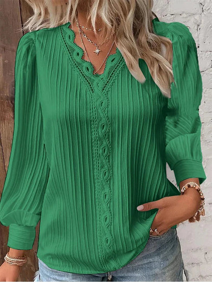 Émilie™ Blouse à Manches Longues