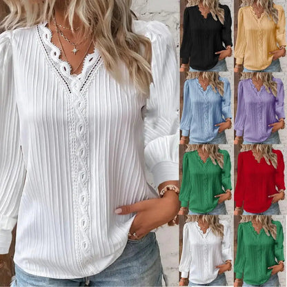 Émilie™ Blouse à Manches Longues