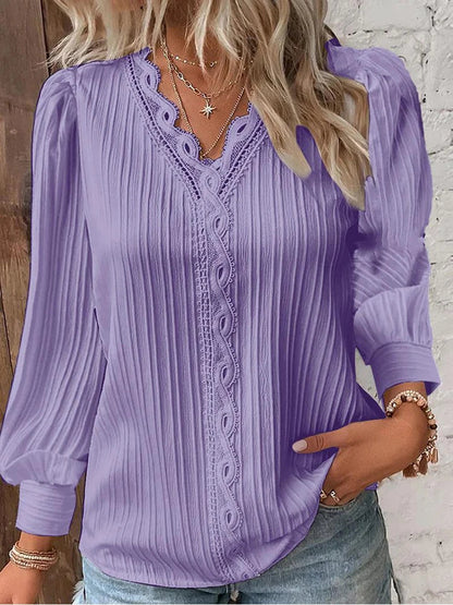 Émilie™ Blouse à Manches Longues