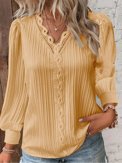 Émilie™ Blouse à Manches Longues