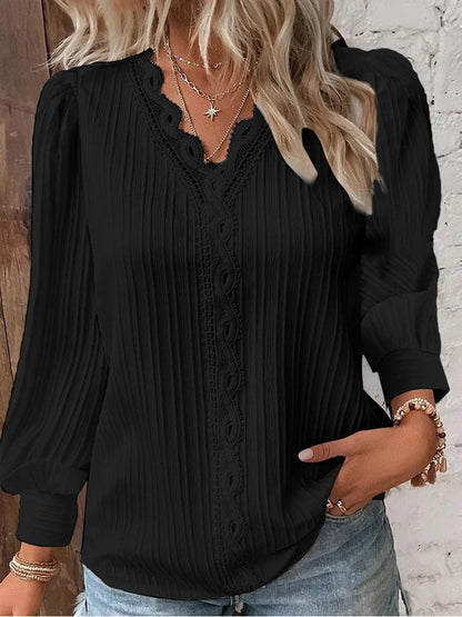 Émilie™ Blouse à Manches Longues