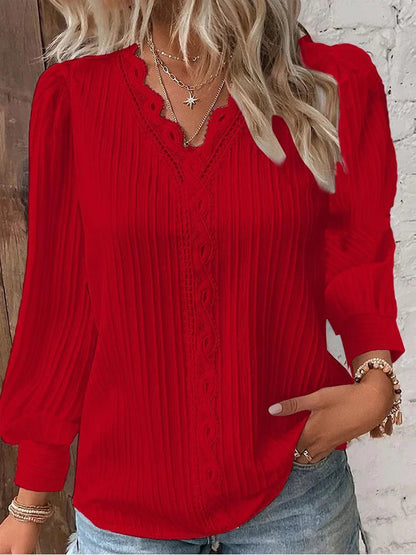 Émilie™ Blouse à Manches Longues