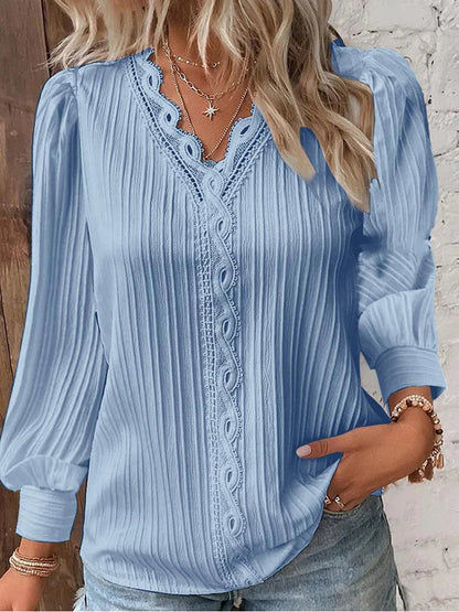 Émilie™ Blouse à Manches Longues
