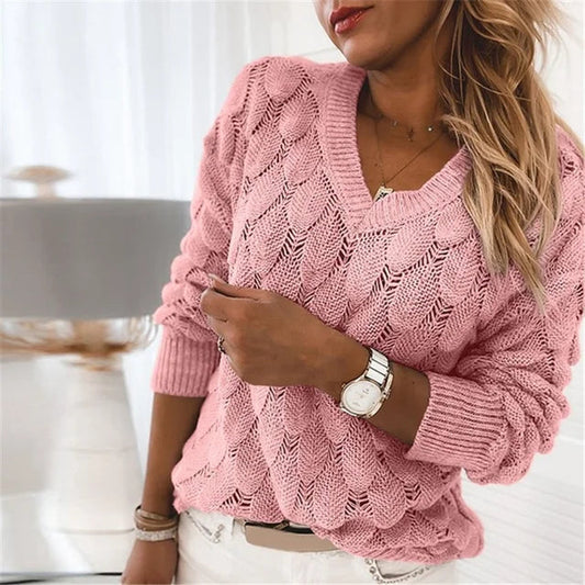 Catherine™ Élégante Chemise en Coton à Col en V
