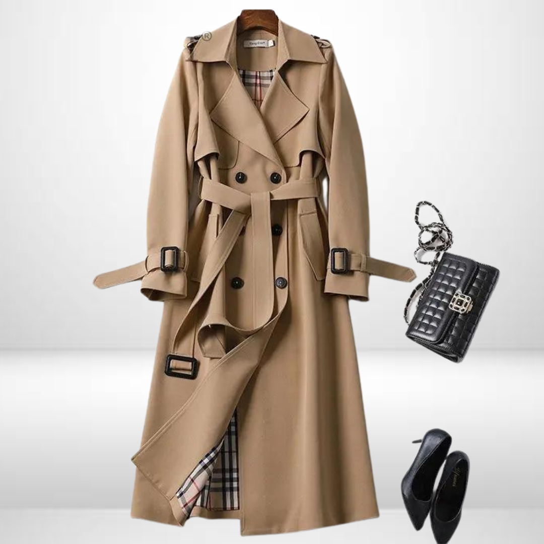Zoey™ Trenchcoat en Coton Premium