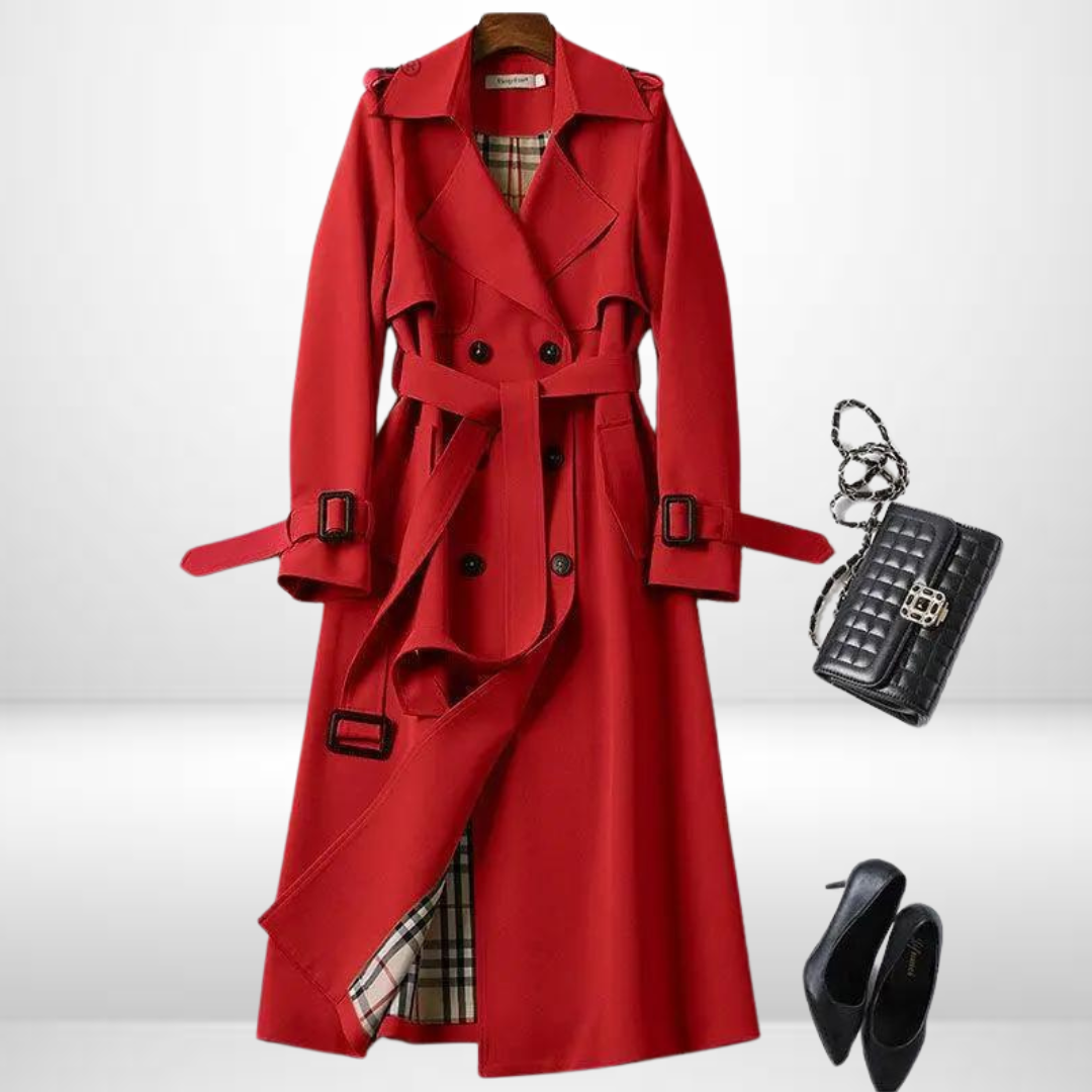 Zoey™ Trenchcoat en Coton Premium