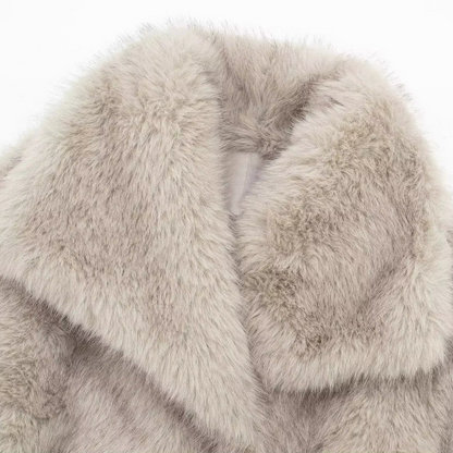 Berit™ Manteau en Fausse Fourrure