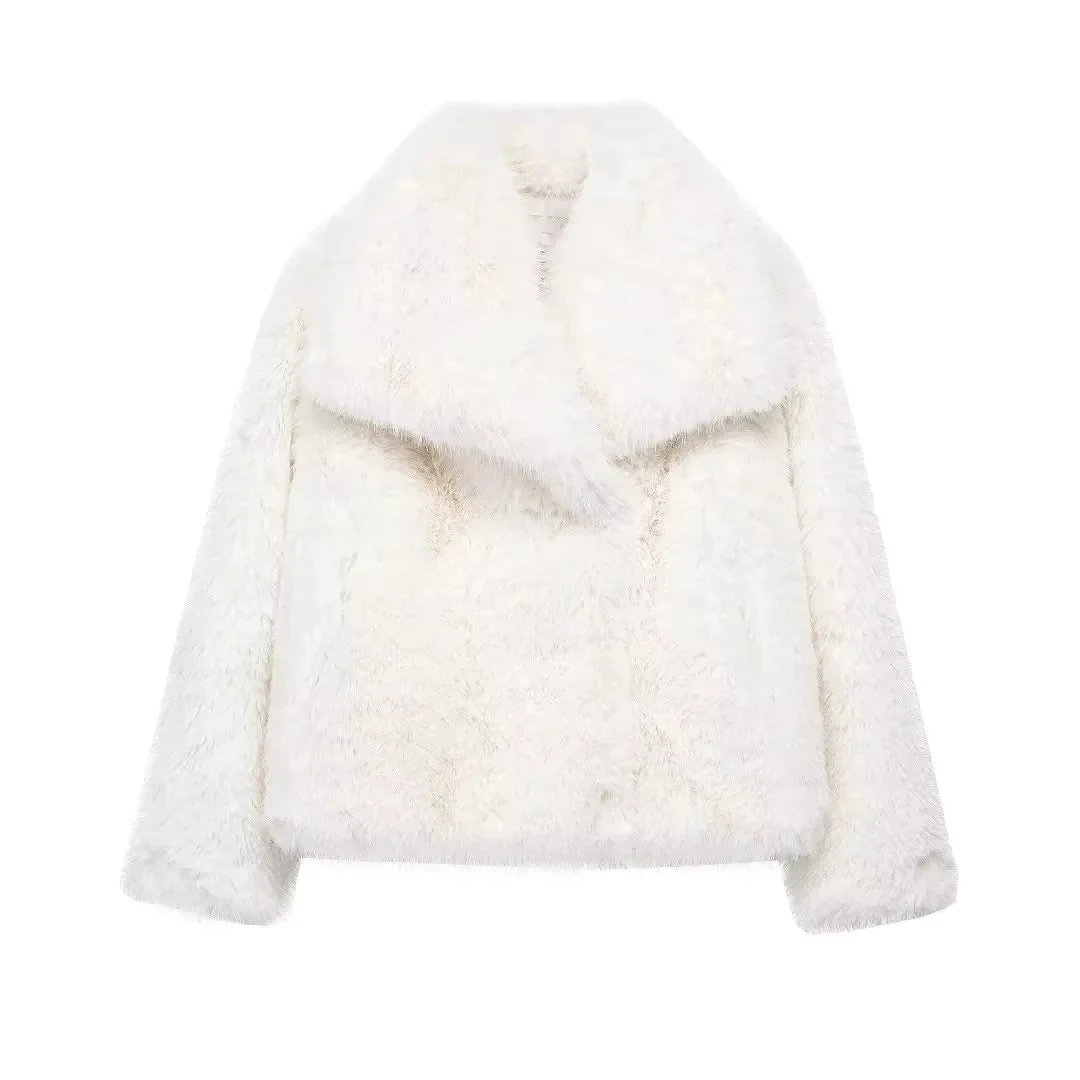 Berit™ Manteau en Fausse Fourrure