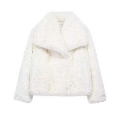 Berit™ Manteau en Fausse Fourrure