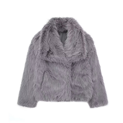 Berit™ Manteau en Fausse Fourrure