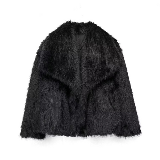 Berit™ Manteau en Fausse Fourrure