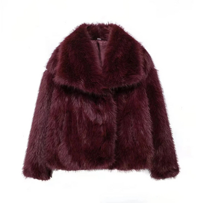 Berit™ Manteau en Fausse Fourrure