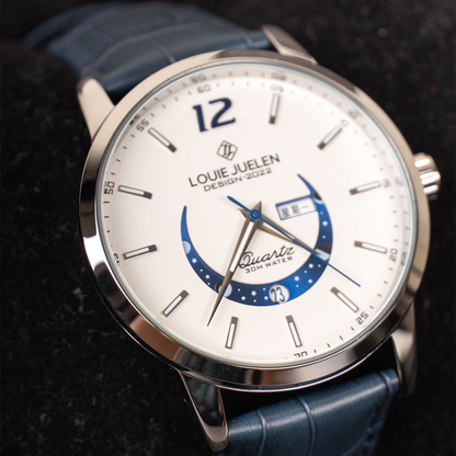 Prentice™ Élégante Montre avec Phase de Lune