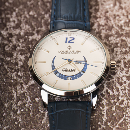 Prentice™ Élégante Montre avec Phase de Lune