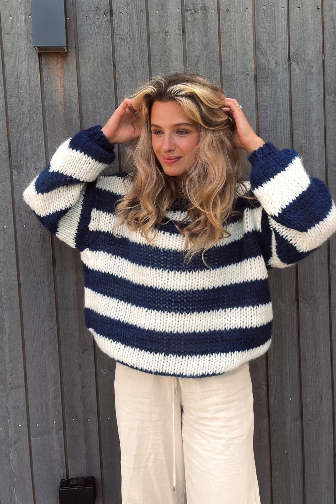 Luna™ Pull Douillet à Rayures