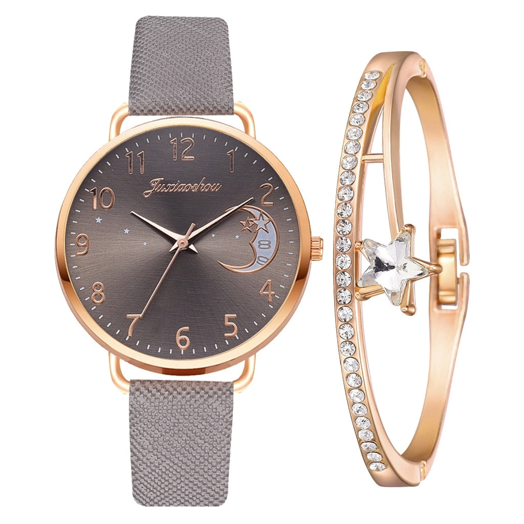 Cerena™ Montre Magique de Lune avec Parure Bracelet