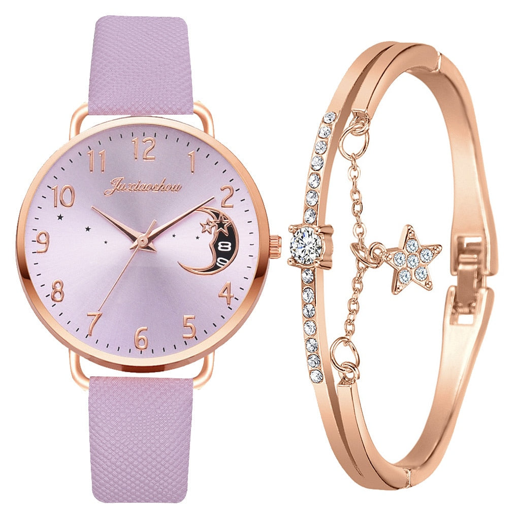 Cerena™ Montre Magique de Lune avec Parure Bracelet
