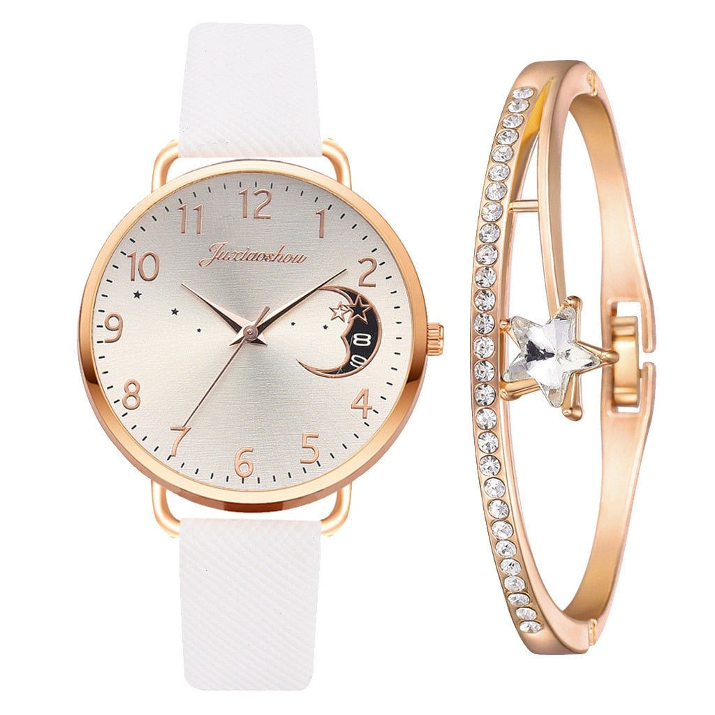 Cerena™ Montre Magique de Lune avec Parure Bracelet