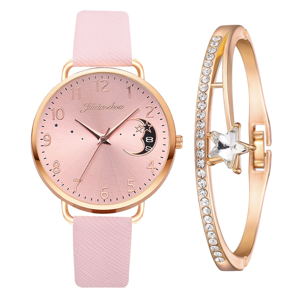 Cerena™ Montre Magique de Lune avec Parure Bracelet
